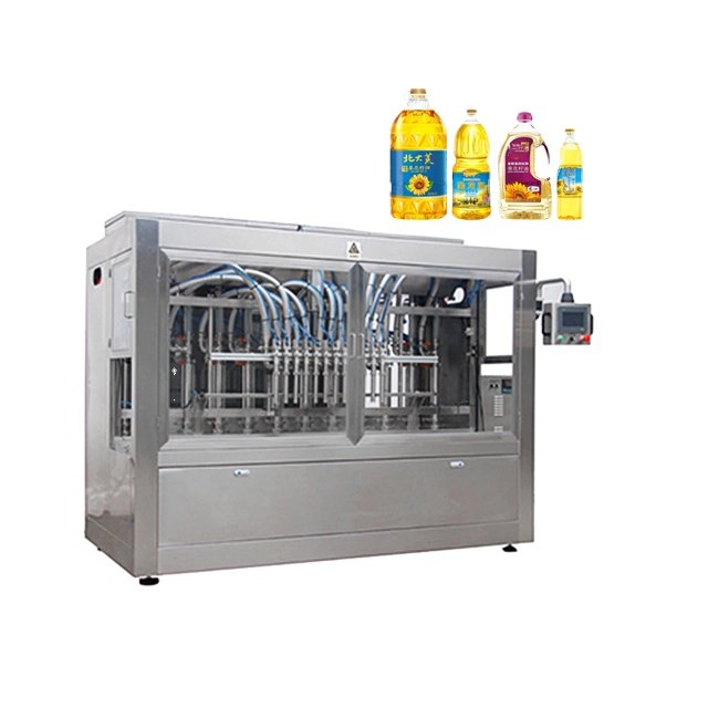 Npack Fully Auto High Speed Edible Olive Oil Filling With Capping Machine Cooking Oil Production Line